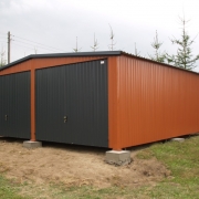 Garaż 6m x 6m dwuspad